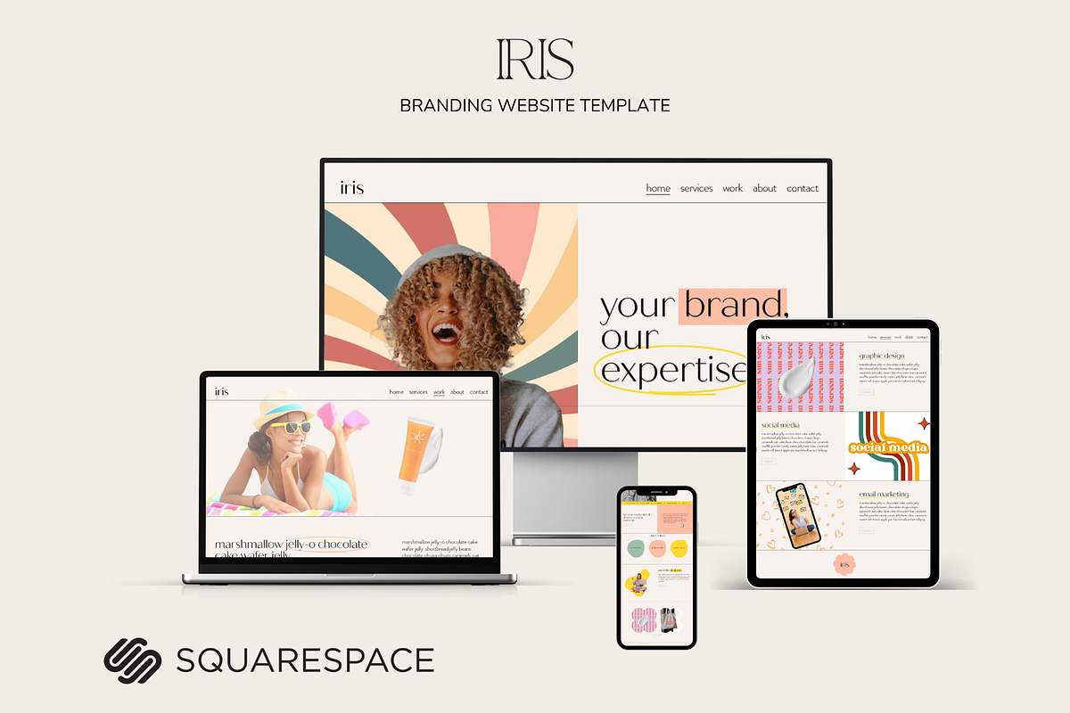 Iris Squarespace 7.1 Template, a Squarespace Template by Beliveart (Photo 2 of 5)