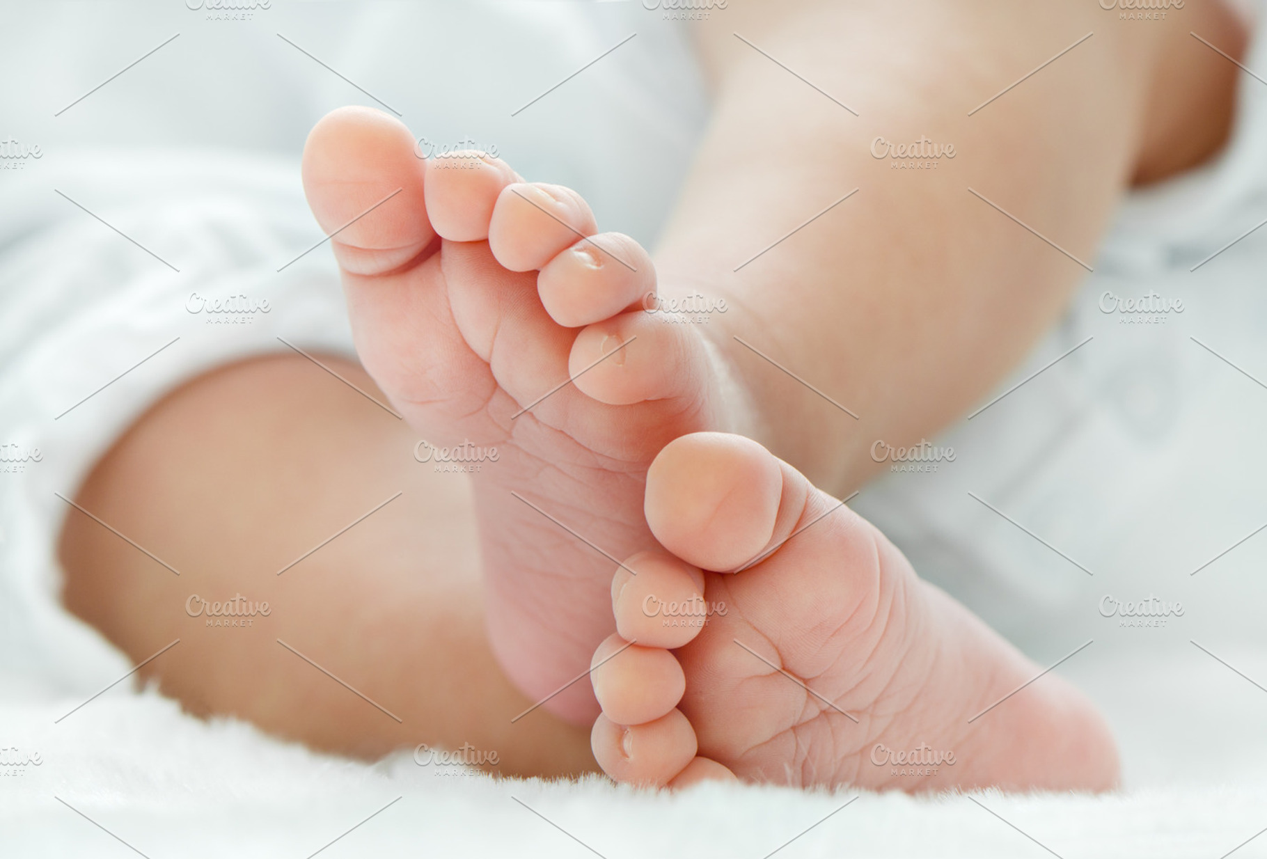 Newborn baby's feet containing baby, foot, and human, a Person Photo by Lenka_X