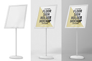 Floor Sign Holder Mockup, a Mockup by Medialoot (Thumbnail 4 of 4)