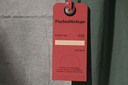 Paper Tag Hangs from T-Shirt Mockup, a Shirt Mockup by PinchesMockups© (Thumbnail 4 of 4)