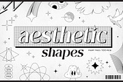 Aesthetic Metamodern Shapes Part 2, an Outline Icon by Ckybe's Corner (Thumbnail 1 of 7)