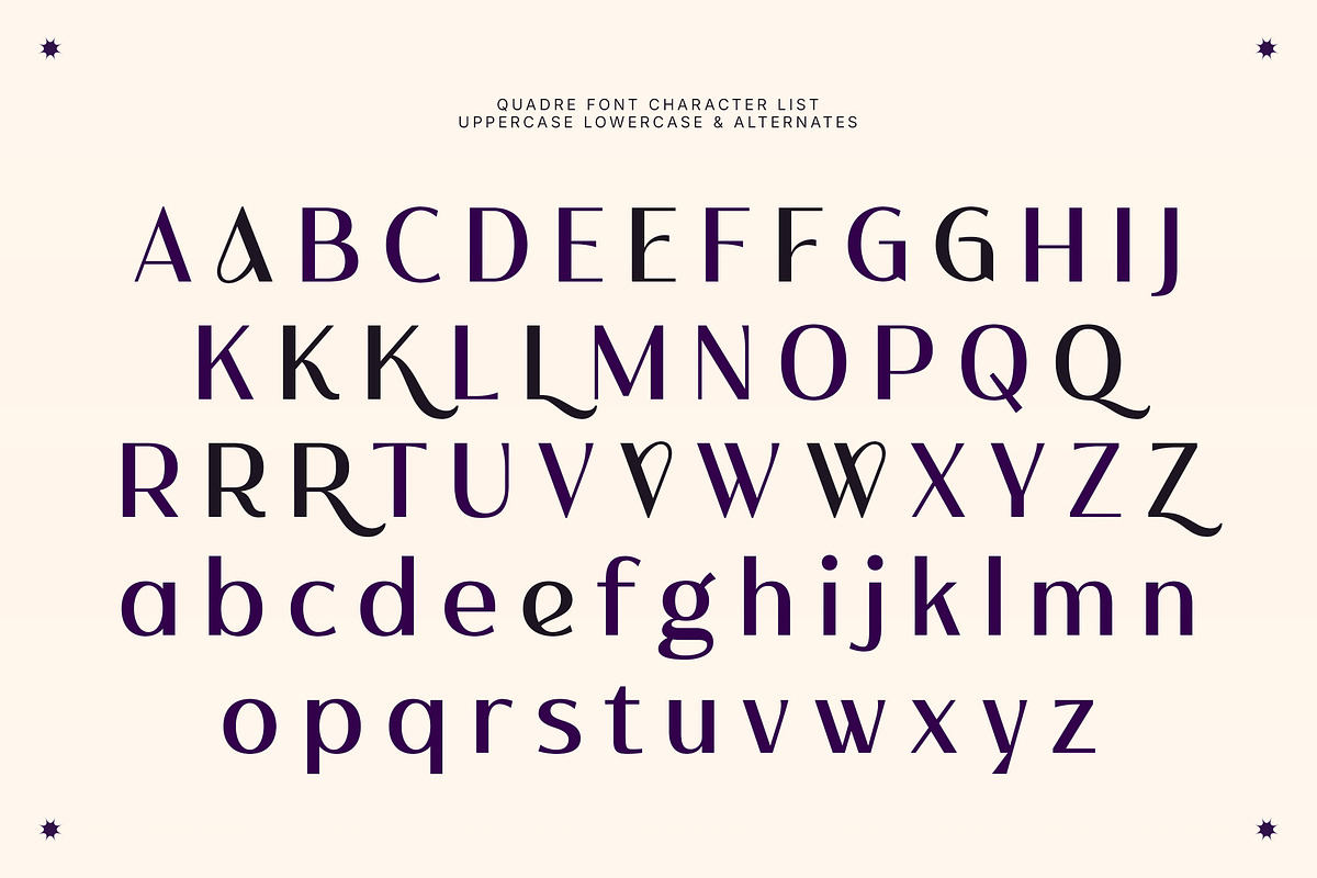 Quadre – Luxury Beauty Elegant Sans, a Sans Serif Font by Typia Nesia (Photo 9 of 10)