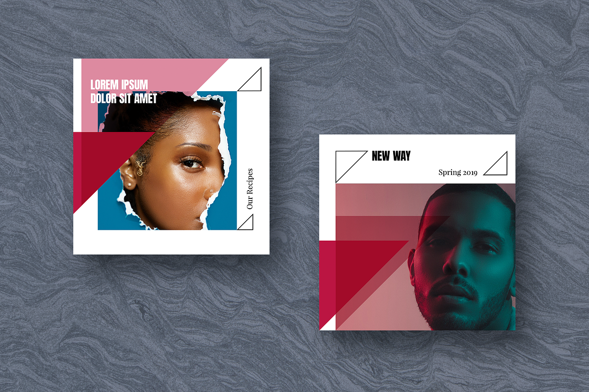 Modern Social Media Kit (Vol. 28), a Social Media Template by uispot (Photo 3 of 3)