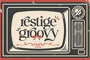 GC Rain Founds - Elegant Retro Serif, a Serif Font by Glyphonic (Thumbnail 5 of 15)