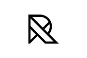 Modern R Letter Logo Template, a Branding & Logo Template by MenkType Studio (Thumbnail 1 of 2)