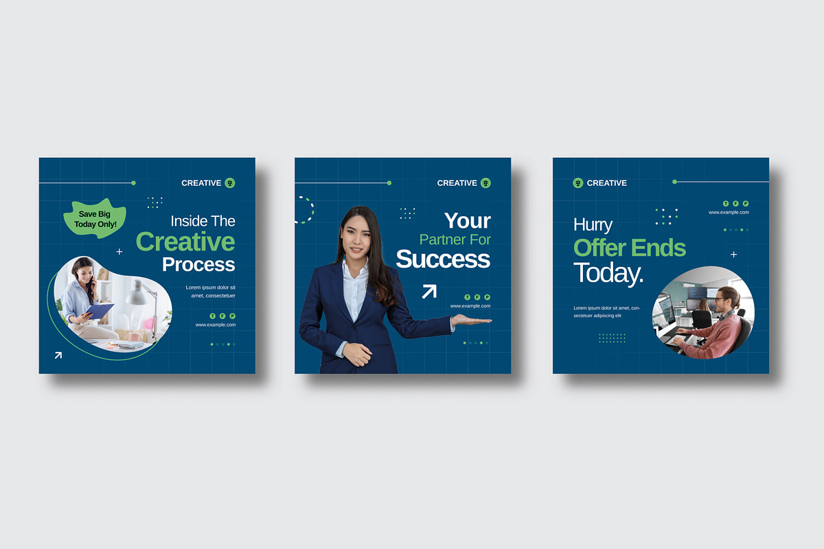 Business Social Media Post Template, a Social Media Template by MightyDesign (Photo 3 of 6)