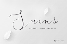 Suins - a script delicate elegant