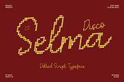 CS Selma Disco, a Script Font by Craft Supply Co. (Thumbnail 1 of 8)