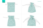 Drawstring Pouch Mock-up, a Product Mockup by BlackMocca (Thumbnail 2 of 6)
