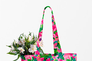 Pink And Green Floral Patterns