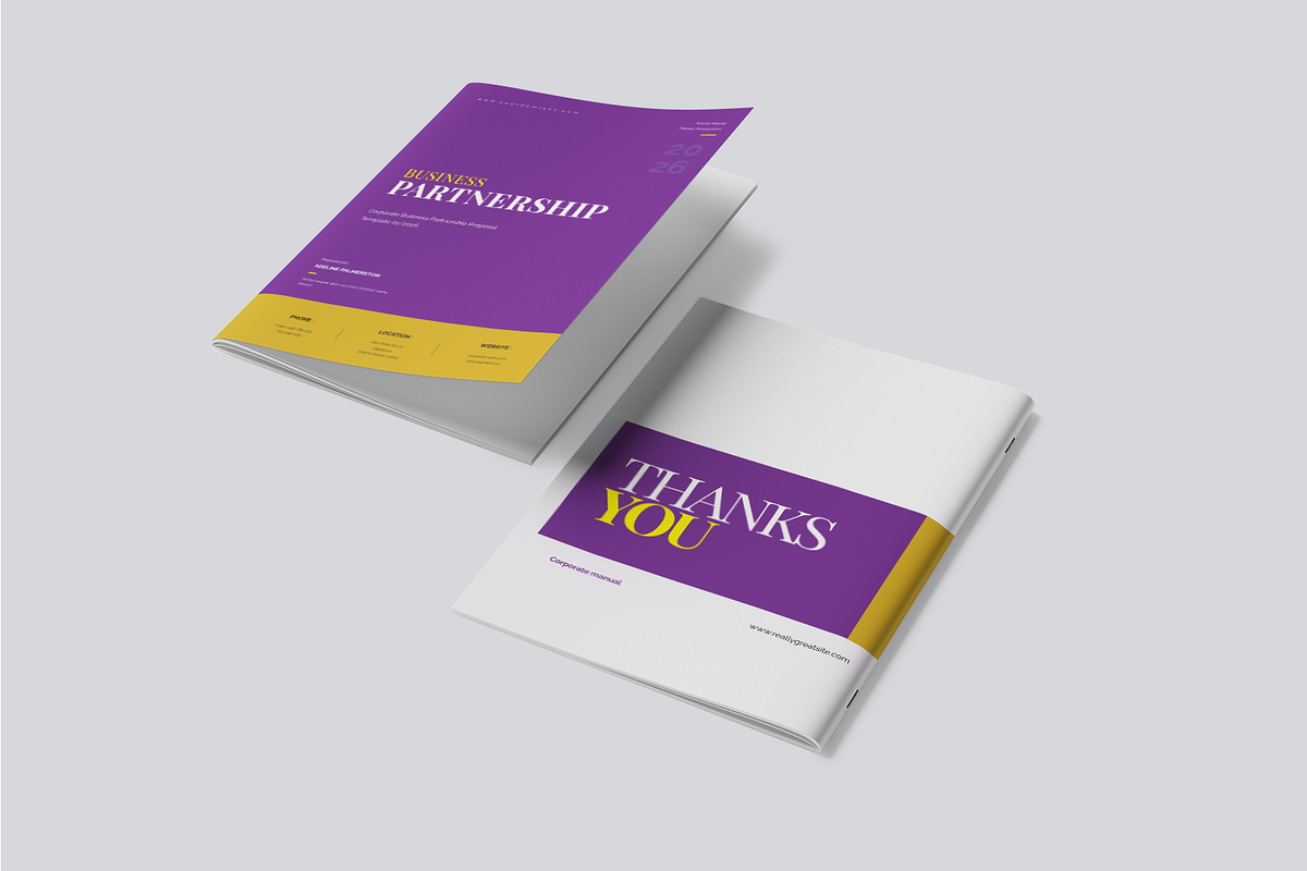 Project Business Proposal Template, a Brochure Template by TMint Play (Photo 8 of 8)