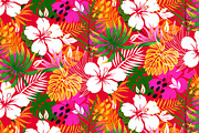 Vibrant Tropical Paradise Pattern, a Pattern Graphic by MISS CHATZ (Thumbnail 3 of 3)