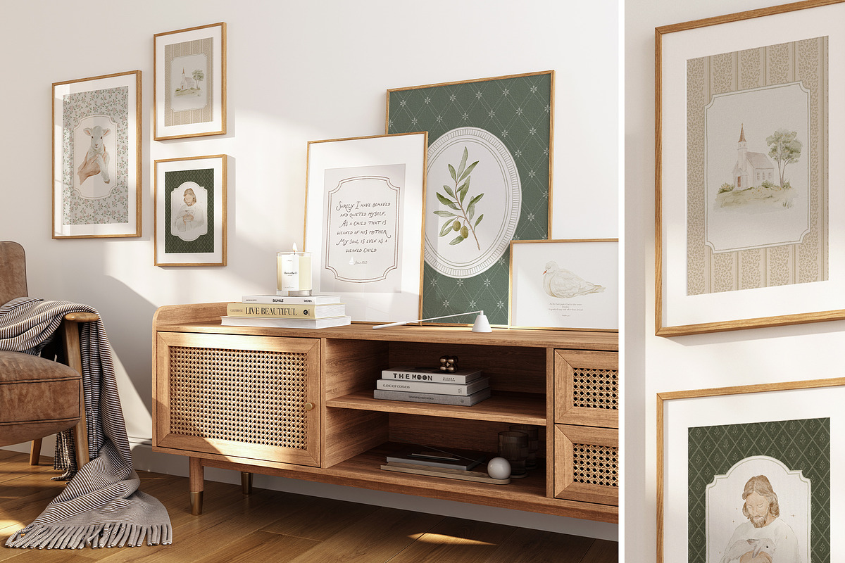 Le Jardin Céleste Christian Prints, a Background Graphic by Muse Artist (Photo 4 of 26)