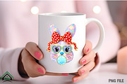 Yarn Crochet Easter Bunny Coquette, an Illustration by Craft Nest (Thumbnail 4 of 4)