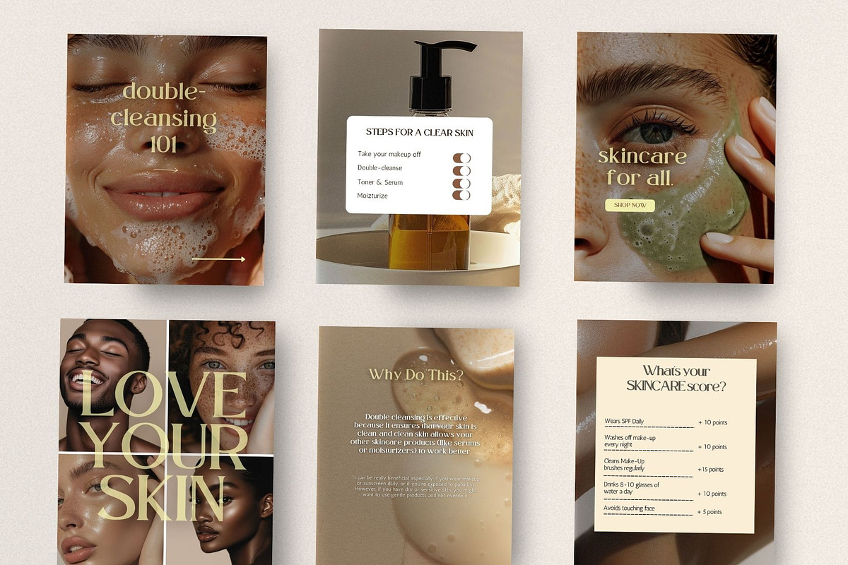Skincare Post and Stories IG preview 2