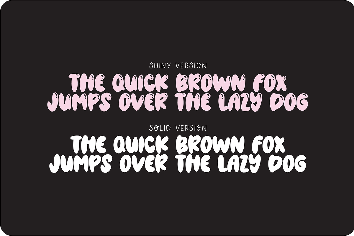 SUPER CHERRY - Shiny Bubble Font, a Sans Serif Font by Blush Font Co. (Photo 6 of 6)