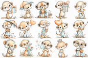 Whimsical Meerkat Clipart, an Illustration by Libby Wishes (Thumbnail 5 of 7)