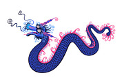 Chinese dragon. Art and pattern, an Illustration by sovarina (Thumbnail 4 of 9)