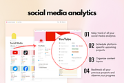 Content Creator Notion Template, a Social Media Template by studiorach (Thumbnail 2 of 6)