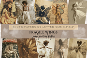 REALISTIC FAIRIES JUNK JOURNAL KIT, a Person Illustration by Daring Digies (Thumbnail 1 of 7)
