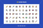 Blood donation icons, an Outline Icon by Wencory (Thumbnail 1 of 2)