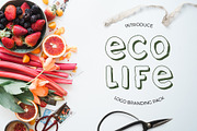 Eco life - logo branding pack, a Branding & Logo Template by Beauty Drops (Thumbnail 1 of 10)