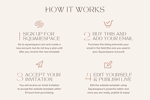 Squarespace Template Life Coach