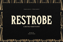 Restrobe - Retro Serif Font