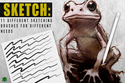 Procreate Essential Brush Set, a Brush Add-On by Nuclear Brushes (Thumbnail 4 of 10)