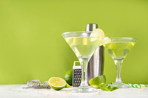 Key Lime Pie Martini cocktail, a Food & Drink Photo by Rimma