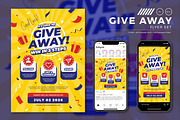 Give Away Flyer Set, a Flyer Template by Aarley Kaiven (Thumbnail 1 of 2)