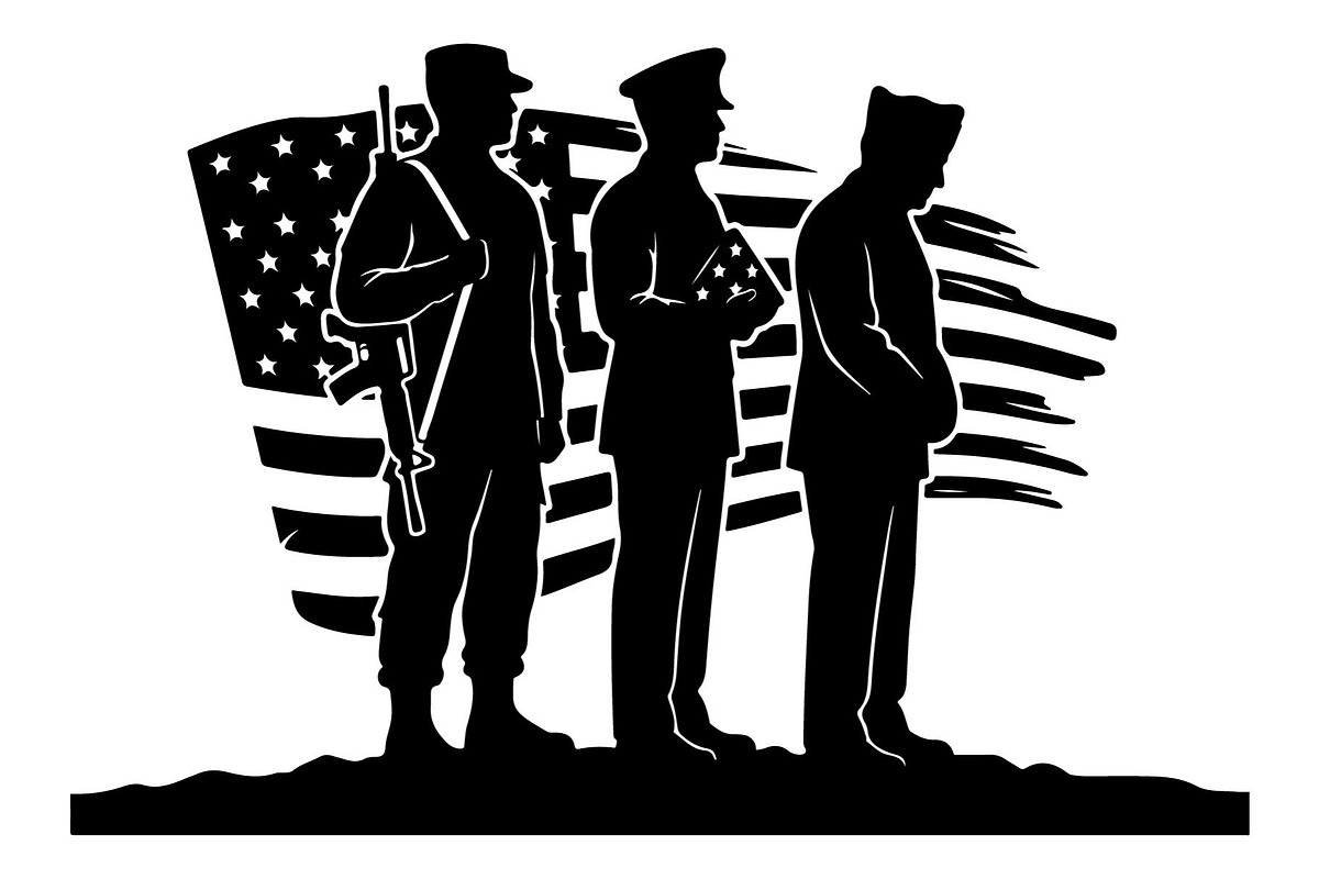 Soldier Team Patriot Flag, an Object Graphic by Gfx_Store (Photo 3 of 16)