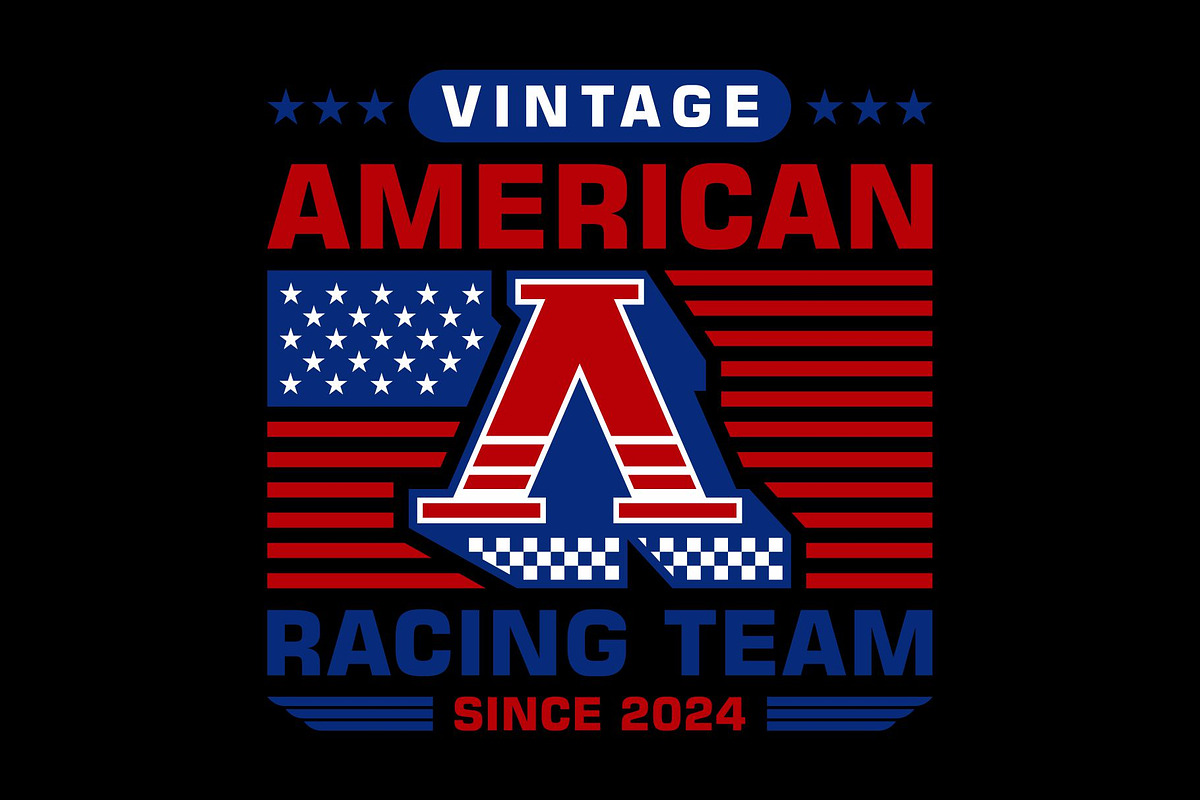 Vintage American Racing Graphic Art, a Branding & Logo Template by Buqancreative (Photo 2 of 2)