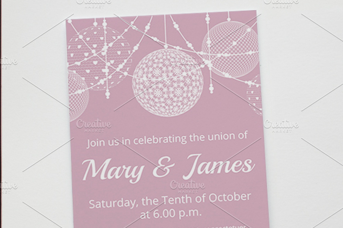 Wedding Invitation Set, a Templates & Theme by Sveta Aho (Photo 2 of 4)