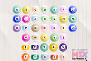 Mixed Alphabet & Numbers Collection, an Object Graphic by DreamoraArt (Thumbnail 4 of 10)