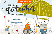 Hello autumn. Vector pack, an Animal Illustration by Alyonka_lis (Thumbnail 1 of 7)