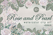 Rose and Pearl, an Illustration by EL_SUHOVA (Thumbnail 1 of 13)