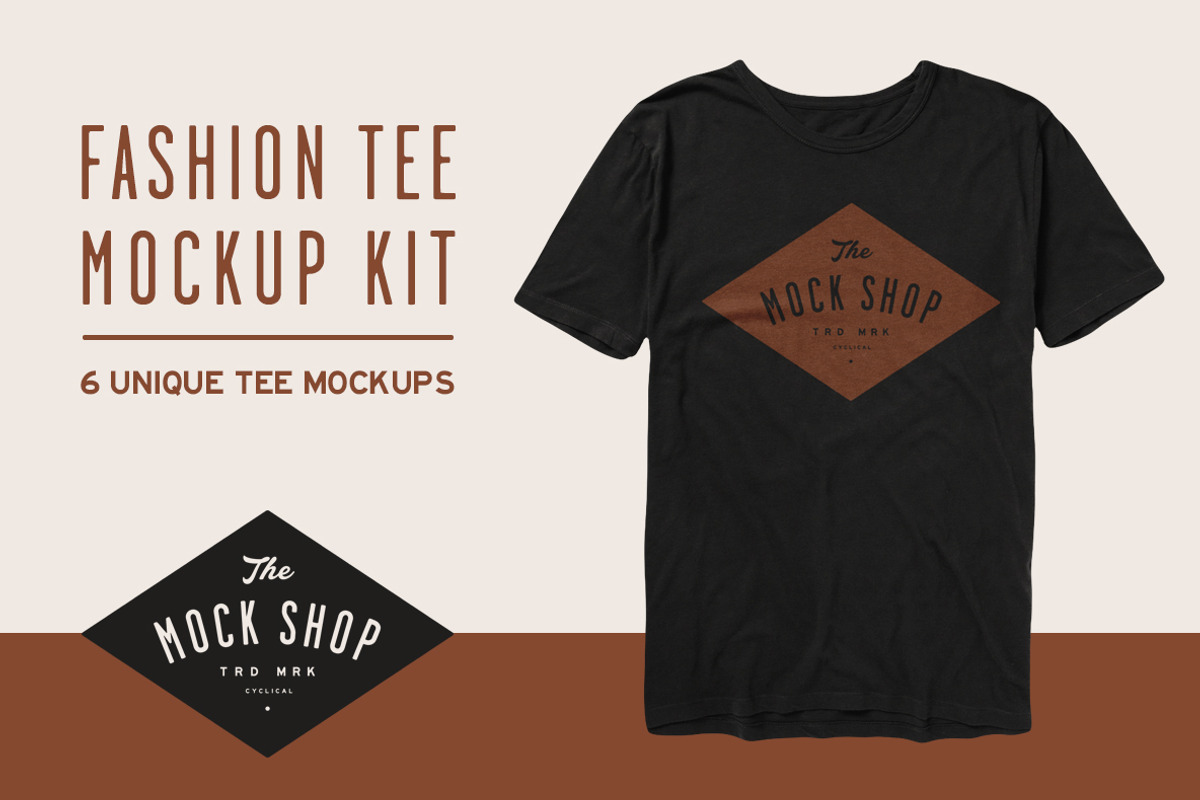 Fashion Tee Mockup Kit, a Shirt Mockup by The Mock Shop (Photo 1 of 5)