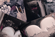 Black Valentine Oil Paintings, a Background Graphic by Curve Design (Thumbnail 2 of 4)