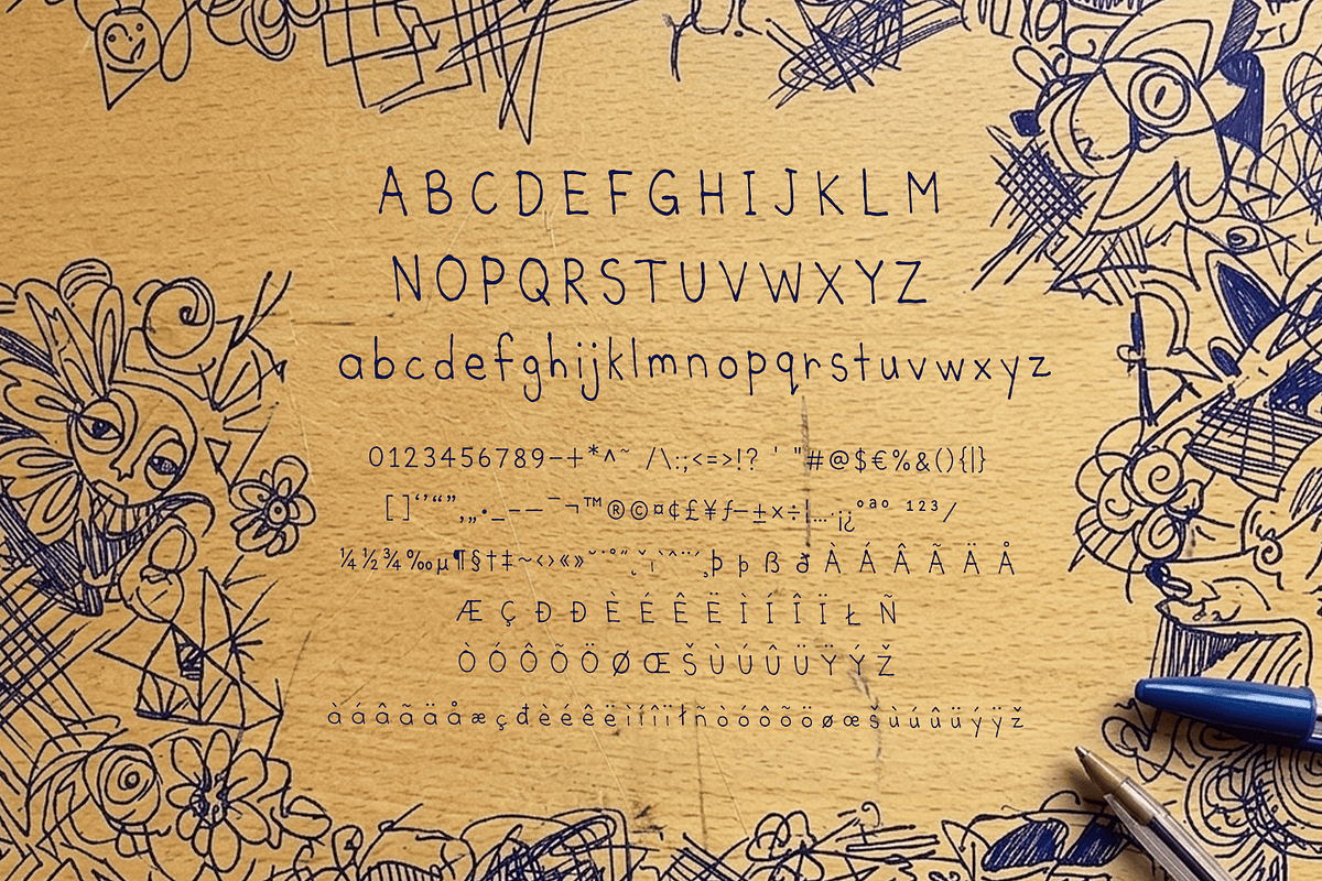 Evelina Hand Font, a Handwritten Font by Letterhanna Studio (Photo 9 of 9)
