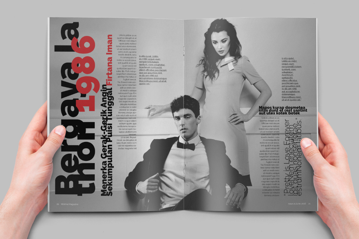 Minimal Magazine, a Magazine Template by Firtana (Photo 5 of 14)