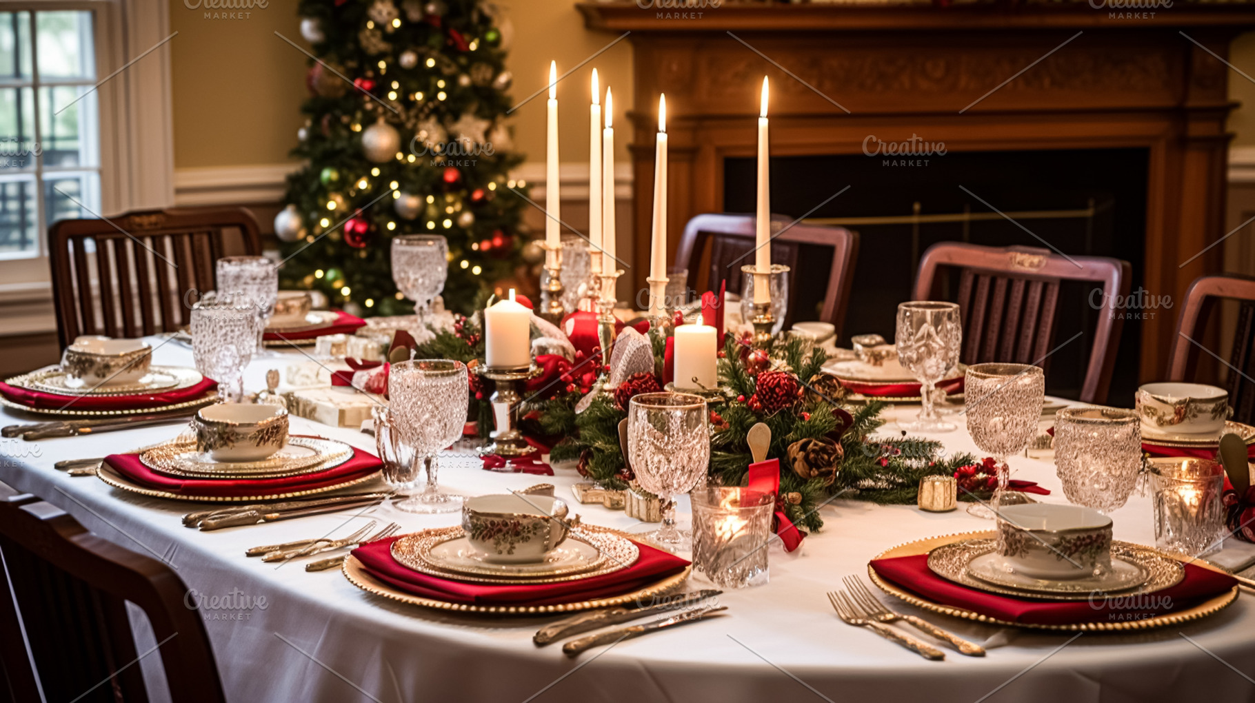 Christmas at the manor, English countryside decoration and inter, a Holiday Photo by Anneleven