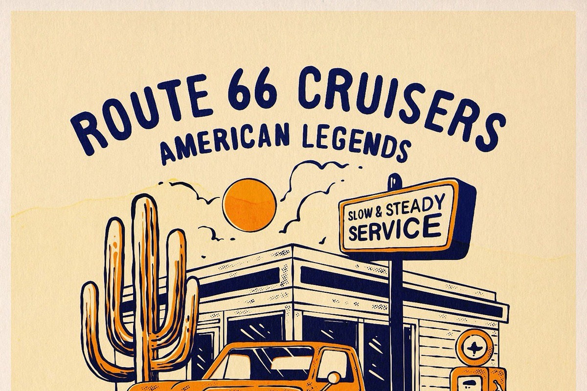 Classic Garage Vintage Illustrations, a Transportation Illustration by Bromz Studio (Photo 3 of 6)