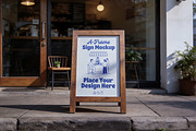 A-Frame Sign Mockup, a Product Mockup by Pitchlook.Studio (Thumbnail 3 of 4)