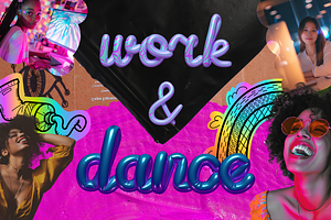 Work & Dance collage kit