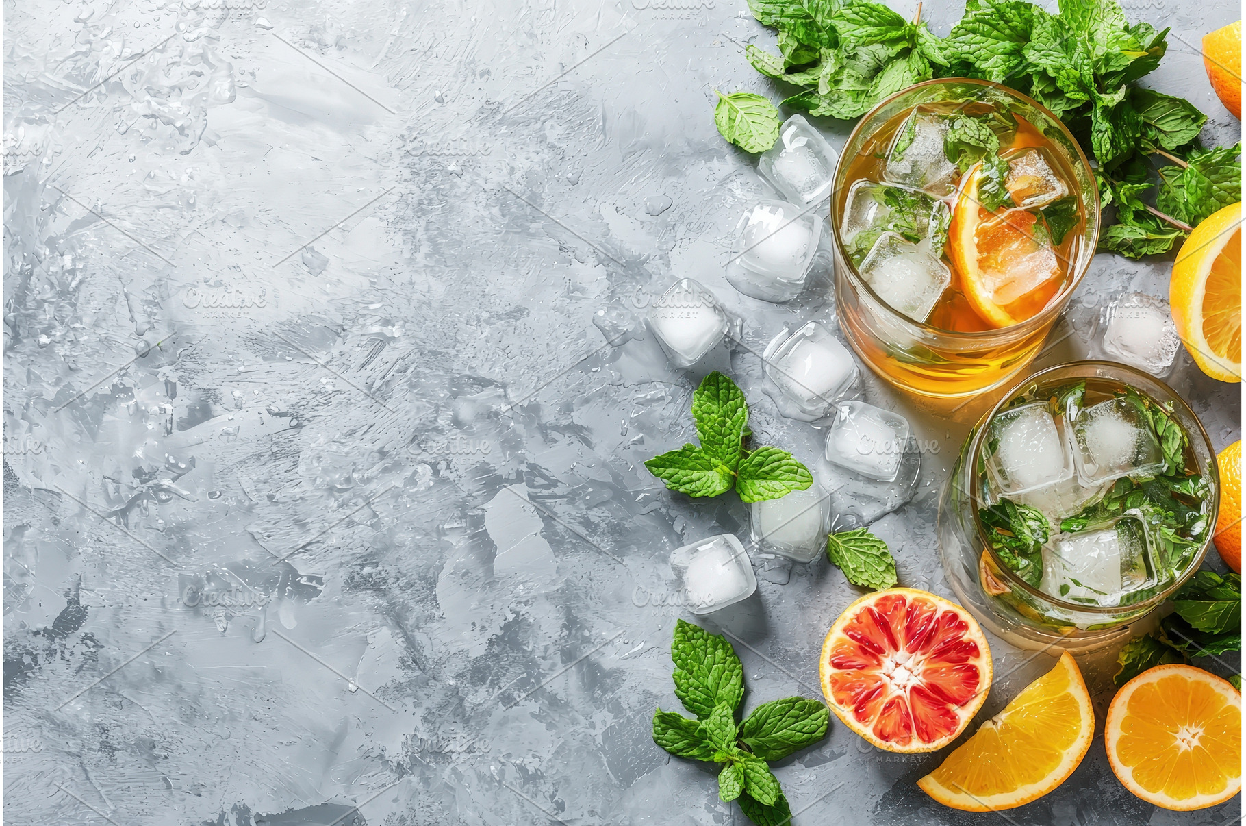 Fresh Herbal Infusion with Ice and, a Food & Drink Photo by Rodica Ciorba