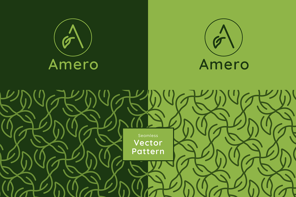 Leaf Logo Letter A and Pattern, a Branding & Logo Template by Fabian_Design (Photo 5 of 7)