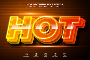 Hot Glowing Red Text Effect, a Layer Style Add-On by Niestart Creation