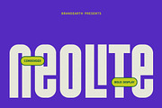Neolite - Bold Condensed Display, a Sans Serif Font by Brand Earth (Thumbnail 1 of 7)