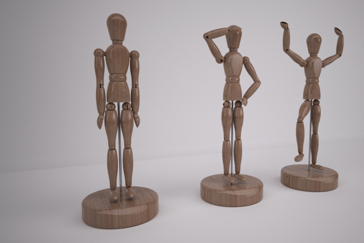 Desktop Ergonome - Mannequin, an Object 3D Model by kjpargeterimages (Photo 1 of 2)